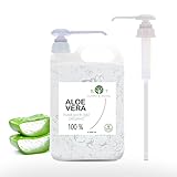 Bio Aloe Vera Konzentrat, 100% rein, Haut- & Haarpflege, Für DIY Kosmetik,...