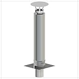 Kamin-Verlängerung 150mm 1m Länge NewLine Erhöhung Schornstein-Aufsatz...