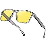 Opssaker Nachtsichtbrille für Autofahrer Polarisierte Nachtfahrbrille...
