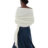 Schal Ivory Stola Festlich Fur Abendkleid Pashmina Schals Tücher für...