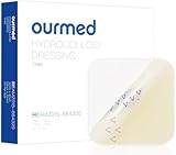 Ourmed Hydrokolloid-Pflaster groß 10x 10 cm, 20 Stück, 0.3 mm dick,...