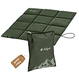 Gipfelgaudi Outdoor Sitzkissen faltbar (Schwarz) inkl. Tasche I...