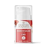CBD Wärmesalbe mit Arnika + Teufelskralle + Aloe Vera - Intensiver 3-Fach...