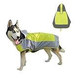 Hunderegenmantel Wasserdicht, Verstellbarer Regenmantel Hund mit...