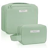 2 Stück Kosmetiktasche wasserdichte Make-up-Tasche Tragbare Schminktasche...