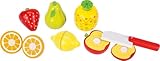 goki 51597 - Obst mit Klettverbindung - Zubehör für Spielküche und...