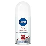 NIVEA Dry Comfort Deo Roll-On (50 ml), zuverlässiges Anti-Transpirant mit...