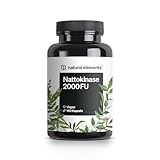 Nattokinase – 180 hochdosierte Kapseln je 100mg (20.000 FU/g) – ohne...