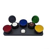 Uhrenöler-Set mit Fünf-Loch-Schale und Ständer für präzise...