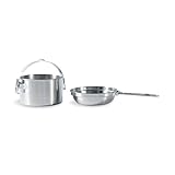 Tatonka Camping-Kochset Kettle 1,6 L - Topf und Pfanne aus Edelstahl - 1.6...