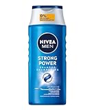 NIVEA MEN Strong Power Shampoo, kräftigendes Haarshampoo ohne Silikone und...