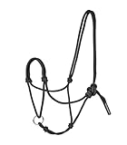 WALDHAUSEN Knotenhalfter mit beweglichem Ring, schwarz, Pony