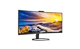 Philips 34E1C5600HE - 34 Zoll WQHD Curved Monitor, Webcam,...