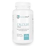 FürstenMED® 120 Calcium Citrat Kapseln (Hochdosiert) - Reines...