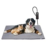 Toozey Katzen & Hund Heizmatte Innen 90 * 60cm, Timing & Temperatur...