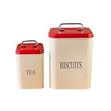 Generisch 2er Set Teedosen Keksdosen Vorratsbehälter Kartoffeltopf...