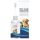 Ohrenreiniger Für Hunde,Ohrenreiniger Für Katzen | 60ml Schnelle Und...