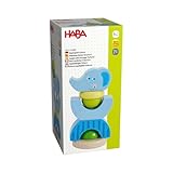 HABA Steckspiel Elefant - Motorikspielzeug zum Stapeln in Tierform - Baby-...