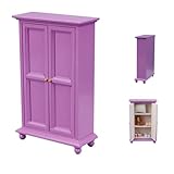 Pastoralist Puppengarderobe 1:12 Simulation Simulation Holz Vintage Purple...