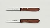 2 x Küchenmesser, rostfrei, sehr scharf, Klinge 3' = 7,2 cm, gerade,...