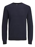 JACK & JONES Male Strickpullover Einfarbig Strickpullover