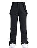 HOTIAN Damen Skihose Hosenträgerhose Snowboardhose Winter Wasserdicht...