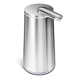 Simplehuman Schaum-Sensorspender, Edelstahl, Silber, 295 ml