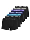 JACK & JONES Herren Boxershort JACVITO SOLID Trunks 7er Pack S M L XL XXL,...