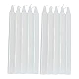 Langbrennende Kerzen – 10er-Pack Paraffinkerzen, Rauchfreie, Geruchlose...