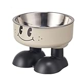 Erhöhte Hundenäpfe | Edelstahl Futternapf Für Hunde Katzen | Anti-Rutsch...