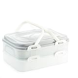 Kuchen Transportbox & Cupcake/Muffin Transportbox - Kuchenbehälter, 2...