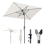 Sekey 200 × 125 cm Sonnenschirm Balkon, Sonnenschirm Rechteckig mit...