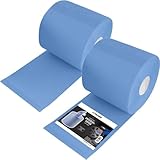TECPO Putztuchrolle Blau 2x 500 Blatt gesamt 1000, 2-lagig, perforiert,...