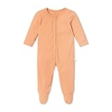 MORI Clever Unisex Baby Schlafsack, 2-Wege-Reißverschluss in Orange,...