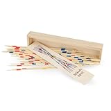 PARENCE.- Klassisches Mikado-Spiel aus Holz - 18cm Stöcke - Traditionelles...