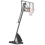 SPORTNOW Basketballkorb Outdoor mit Ständer, 236–293cm Höhenverstellbar...