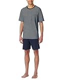Schiesser Herren Schlafanzug kurz Rundhals - Nightwear Set