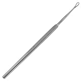 May Ohrreiniger Ohrschlinge aus Edelstahl | 13,5 cm | Sicher Ohrenschmalz...