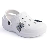 Jungen Clogs Unisex Kinder Sandalen Hausschuhe Slip On Pantoletten Garten...