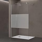 doporro Luxus Duschwand für Dusche Duschabtrennung 100x200cm Walk-In...