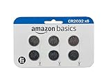 Amazon Basics CR2032 Lithium Knopfzellen, 6 Stück (1er-Pack)