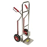 Dema Aluminium Sackkarre 150 kg mit Treppenrutsche – Stapelkarre leicht &...