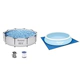 Bestway Steel Pro MAX Frame Pool-Set mit Filterpumpe Ø 305 x 76 cm,...