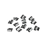 Windhager Lichtschachtabdeckung Edelstahl, Befestigungklammern, 12 Stück,...