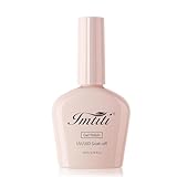 Imtiti 10Ml Schwarzer Glitzer Gel Nagellack Langanhaltend Ablösbar UV LED...
