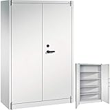 bümö Aktentresor & Feuerschutzschrank für Aktenordner - Aktentresor...