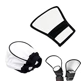 AOEVUIR 2 Stück Universal Blitz Diffusor Mini Blitz Reflektor 2 in 1 Blitz...