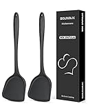 2 Stück Silikon Wok Spatel, Antihaft-BPA-freie Hohe Hitzebeständige...