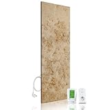 Marwona Marmor Infrarotheizung 800 Watt Jura – Massive Wandheizung aus...