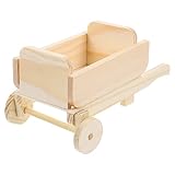 Vaguelly Mini-puppenwagen Mini-cart-schubkarren Puppenhaus Miniaturkarren...